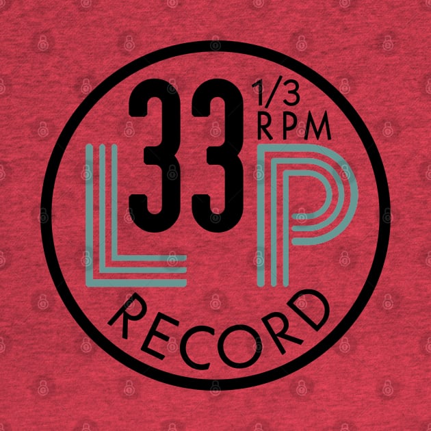 33 1/3 RPM Record by PlaidDesign